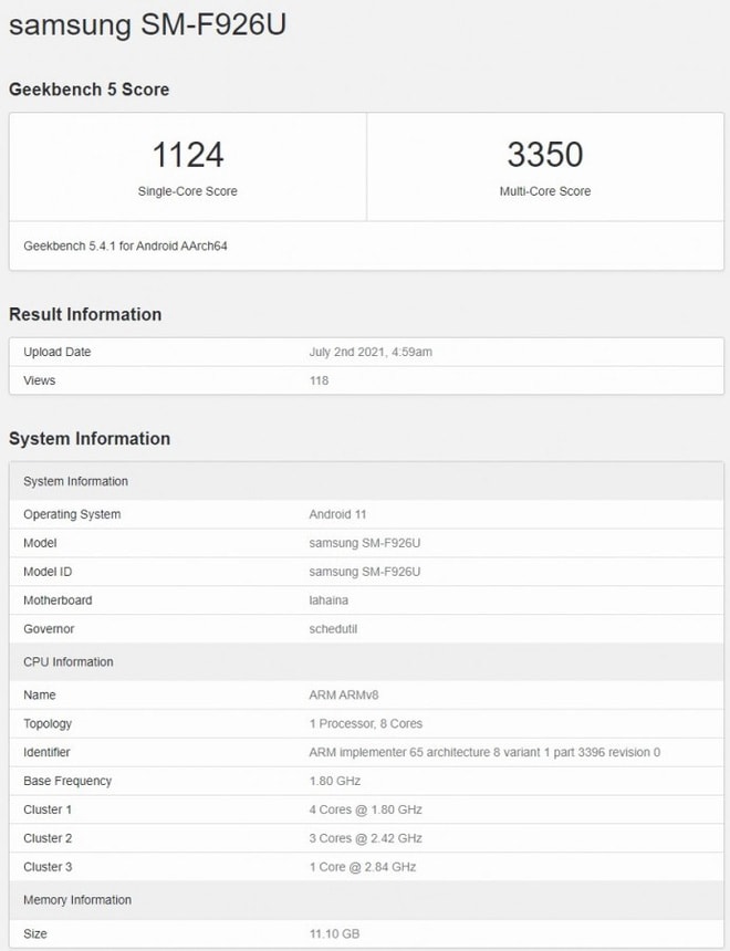 Galaxy Z Fold3 không được trang bị chip Snapdragon 888+ - Ảnh 2. Galaxy Z Fold3 không được trang bị chip Snapdragon 888+ - Ảnh 2.