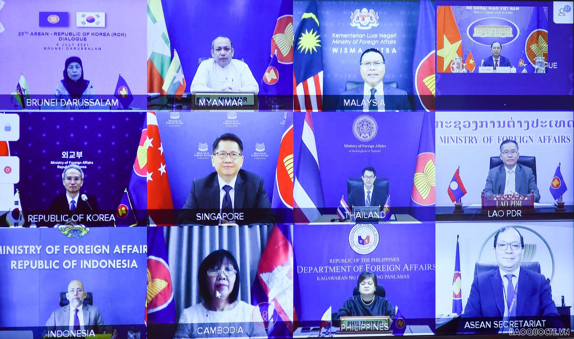 Thứ trưởng Ngoại giao Nguyễn Quốc Dũng dự Hội nghị ASEAN-Hàn Quốc