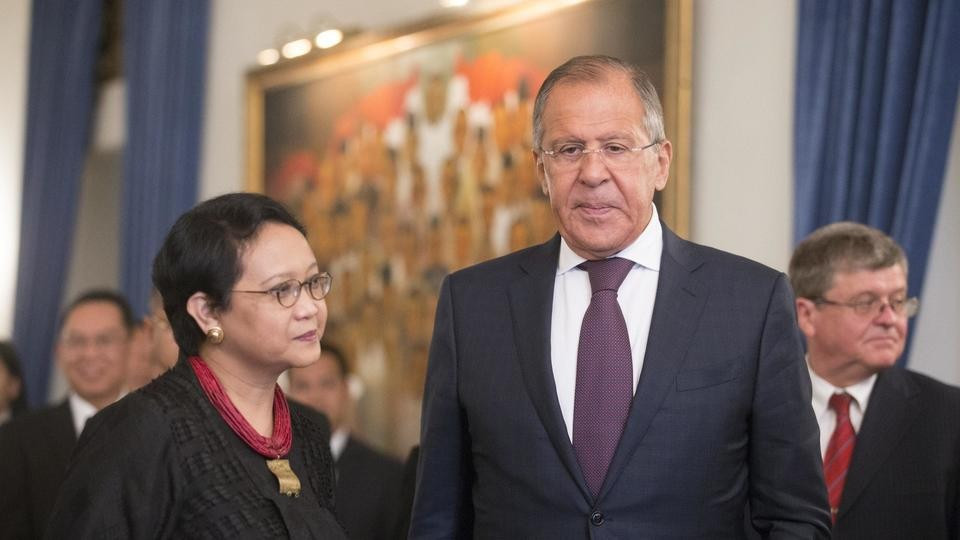 Ngoại trưởng Nga Sergei Lavrov (trái) có chuyến công du tới Đông Nam Á từ ngày 6-7/7. (Nguồn: RT)