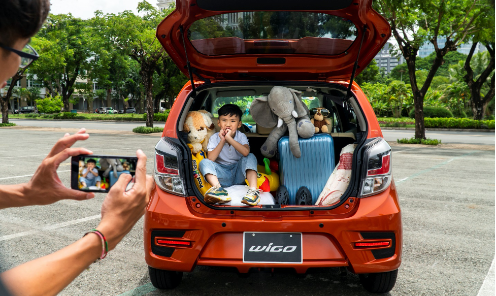 Khoang chứa đồ rộng rãi của Toyota Wigo rộng rãi hơn so với vẻ ngoài