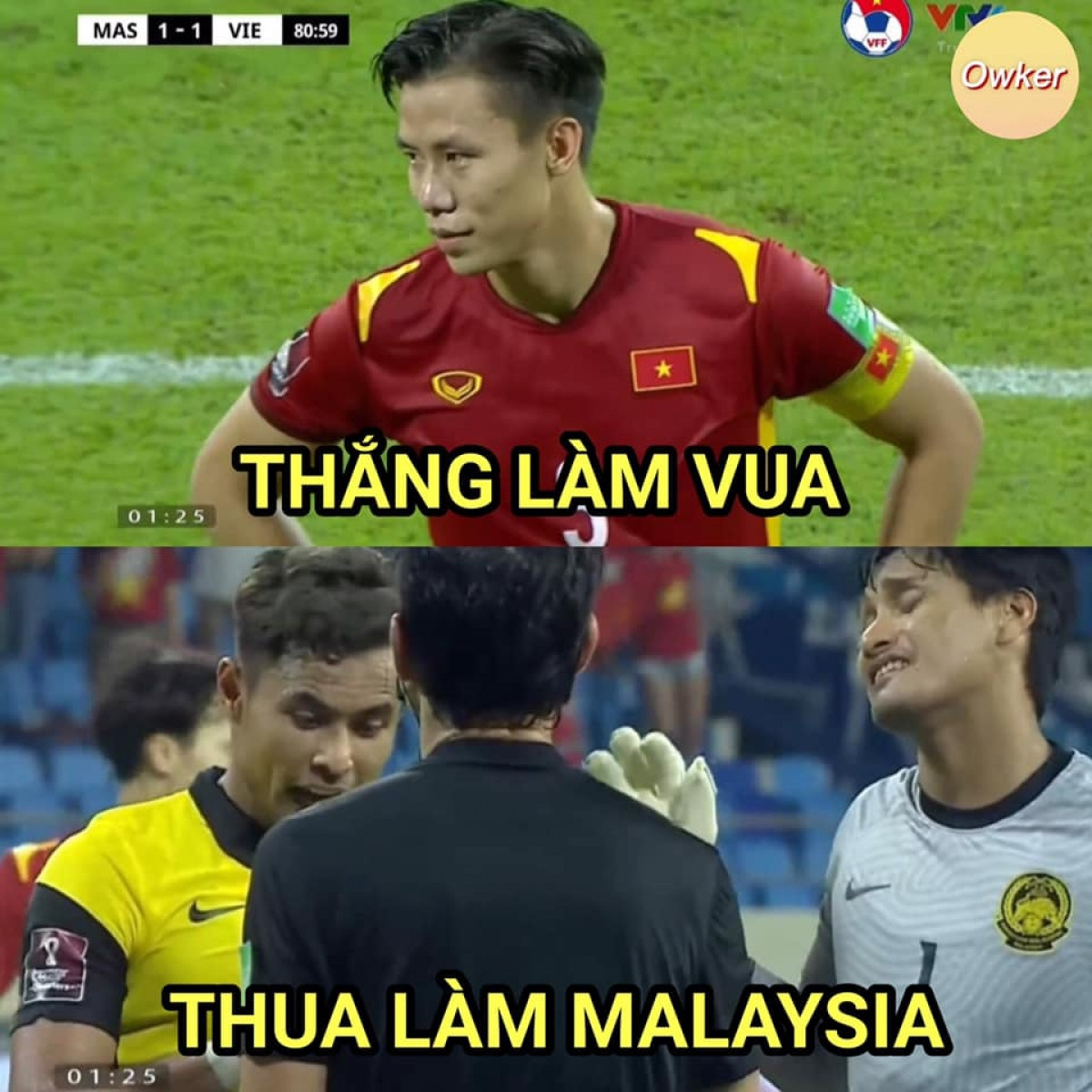 Malaysia luôn thất bại trước ĐT Việt Nam trong những năm gần đây. (Ảnh: Owker)