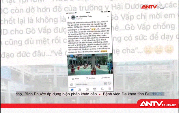 Truyền hình ANTV lên tiếng về status của Trác Thúy Miêu liên quan đoàn cán bộ, sinh viên Hải Dương chi viện TP.HCM chống dịch-2