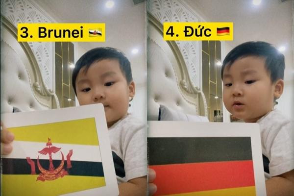 Con trai Hòa Minzy nhận diện 19 quốc kỳ, dân mạng đồng loạt vỗ tay-2