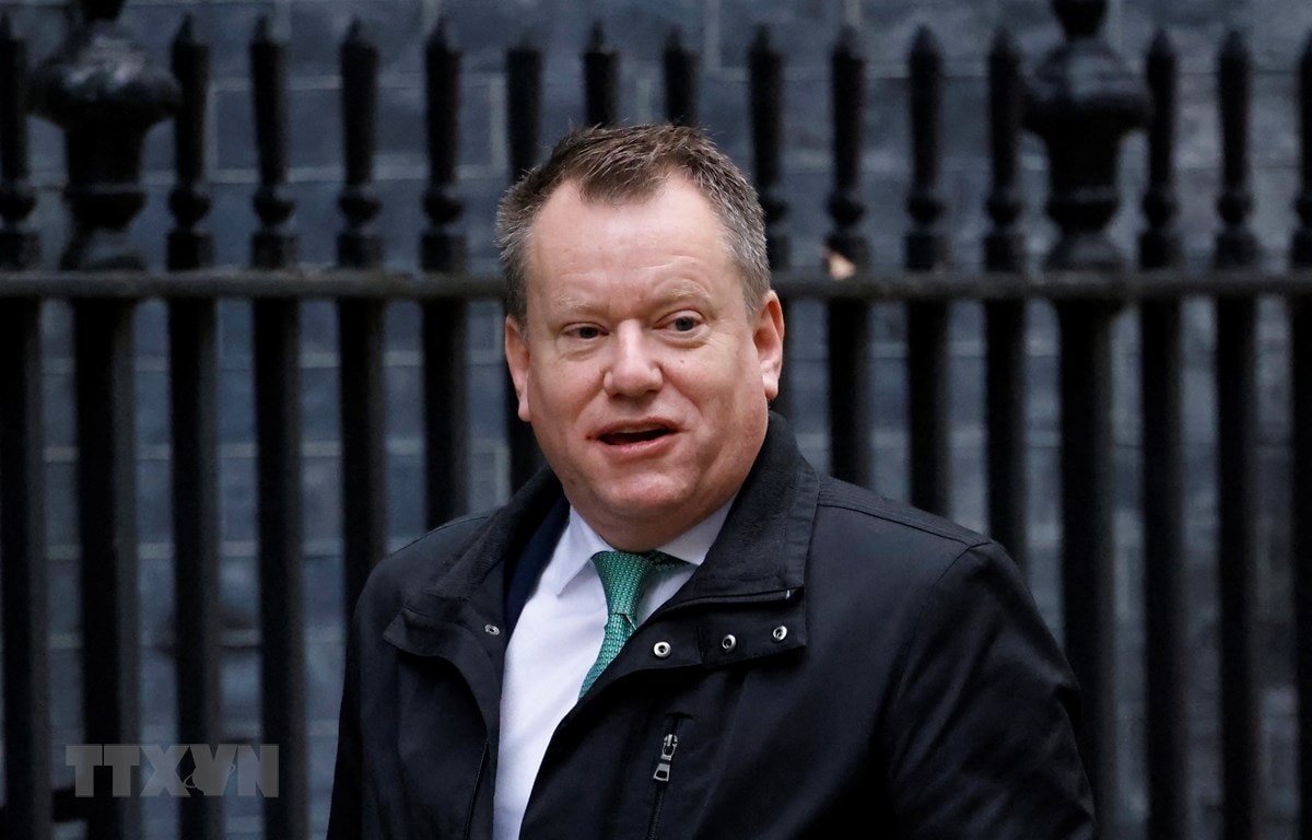 Bộ trưởng phụ trách Brexit của Anh, ông David Frost. (Ảnh: AFP/TTXVN)