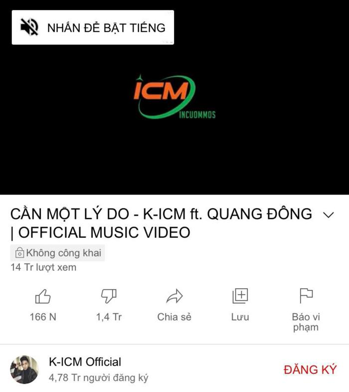 Trước thềm comeback, MV của K-ICM bất ngờ bay màu khỏi Youtube?-4