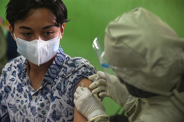 Indonesia da tiep nhan tong cong 120 trieu lieu vaccine ngua COVID-19 hinh anh 1