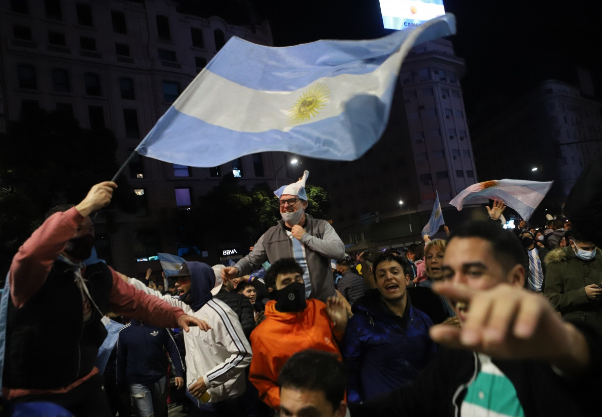 Người hâm mộ bóng đá Argentina đã phải chờ đợi quá lâu để có được niềm vui hôm nay./. 