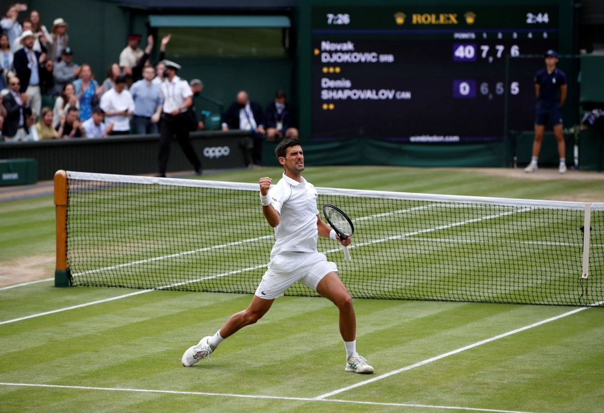 Djokovic sẽ thiết lập nhiều kỷ lục nếu đánh bại Berettini để vô địch Wimbledon 2021. (Ảnh: Reuters).