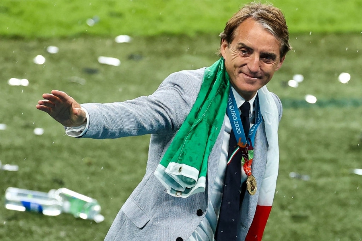 HLV Mancini dẫn dắt Italia vào năm 2018 và đã làm thay đổi hoàn toàn bộ mặt của đội bóng này (Ảnh: Reuters).