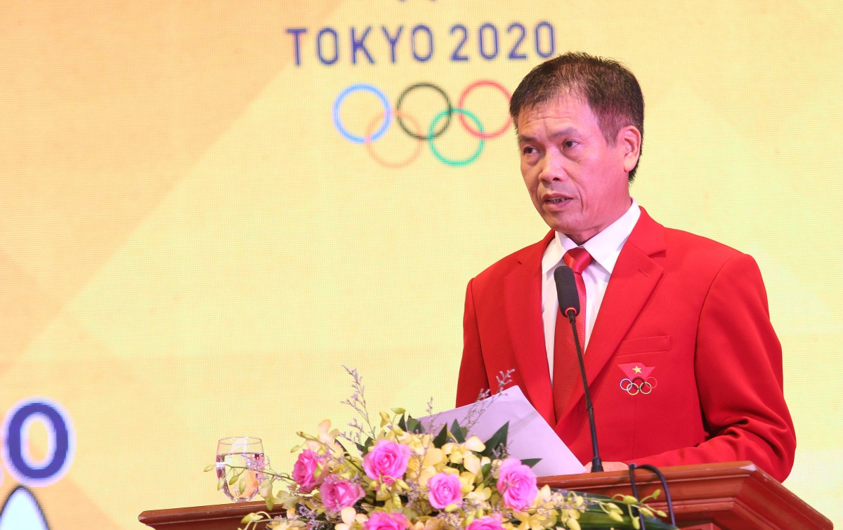 Ông Trần Đức Phấn - Phó Tổng cục trưởng phụ trách Tổng cục TDTT làm Trưởng đoàn tại Olympic Tokyo 2020.