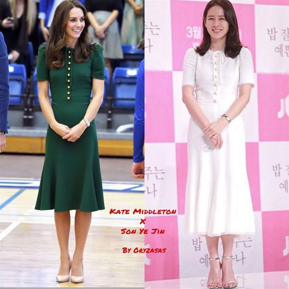 Hóa ra cảm hứng thời trang của Son Ye Jin là từ Công nương Kate-1