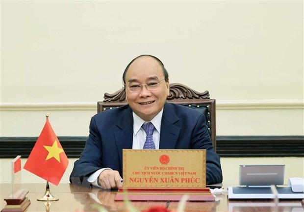 Chủ tịch nước Nguyễn Xuân Phúc điện đàm với Tổng thống Indonesia hình ảnh 1 Chu tich nuoc Nguyen Xuan Phuc dien dam voi Tong thong Indonesia hinh anh 1