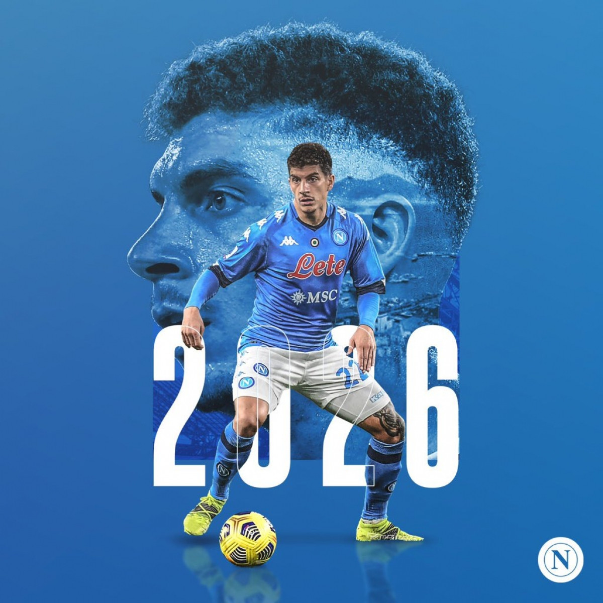 Giovanni Di Lorenzo gia hạn hợp đồng với Napoli tới năm 2026.
