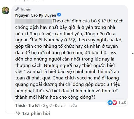 MC Nguyễn Cao Kỳ Duyên liên tục bị công kích trốn dịch Covid-19-8