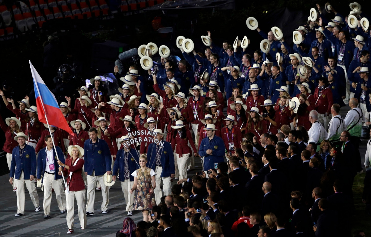 Hình ảnh quốc kỳ Nga sẽ không xuất hiện ở Olympic Tokyo năm nay. (Ảnh: Getty). 