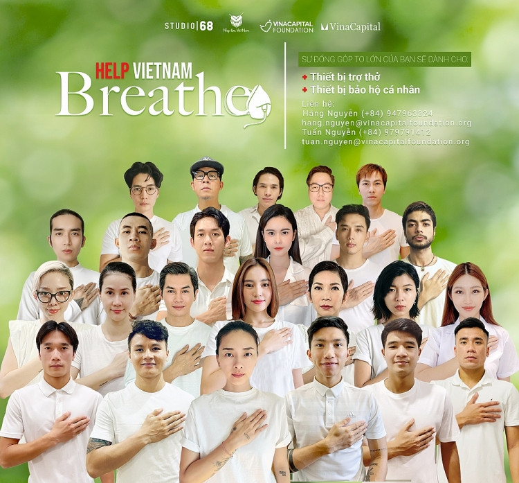 Nghệ sĩ Việt và cầu thủ đội tuyển Việt Nam đồng loạt kêu gọi ủng hộ quỹ 'Help Vietnam Breathe – Vì nhịp thở Việt Nam'