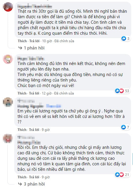 Yêu nhau 4 năm nhưng nhất định không chịu cưới khi bạn trai lương thấp hơn mình, cô gái đang thực dụng hay thực tế?-2