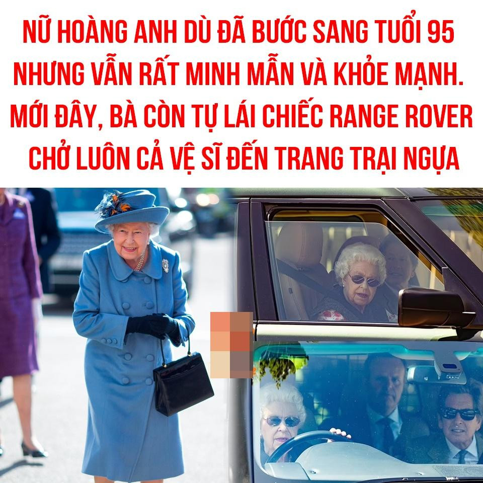 Nữ hoàng Anh 95 tuổi: Tự lái Rang Rover, gu thời trang đỉnh chóp-3