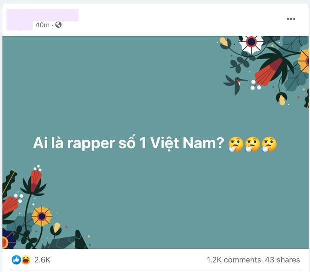 Cộng đồng mạng truy tìm Ai là rapper số 1 Việt Nam?-3