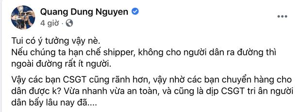 Dũng Khùng và loạt sao Việt khóa Facebook sau ý tưởng CSGT ship hàng-2
