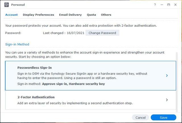 Tối ưu hóa và bảo vệ dữ liệu bằng Secure SignIn khi đăng nhập vào NAS Synology với DSM 7.0 - Ảnh 3.