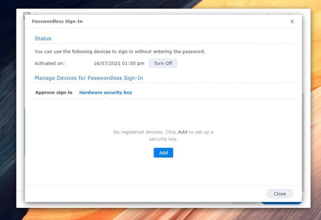 Tối ưu hóa và bảo vệ dữ liệu bằng Secure SignIn khi đăng nhập vào NAS Synology với DSM 7.0 - Ảnh 6. Tối ưu hóa và bảo vệ dữ liệu bằng Secure SignIn khi đăng nhập vào NAS Synology với DSM 7.0 - Ảnh 6.