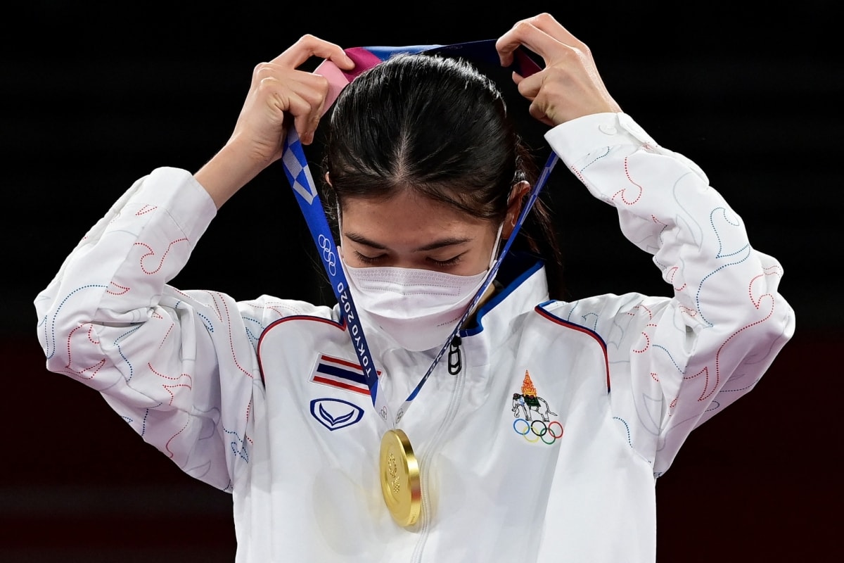 Panipak Wongpattanakit là VĐV Đông Nam Á duy nhất có HCV sau 2 ngày thi đấu chính thức của Olympic Tokyo. (Ảnh: Getty).
