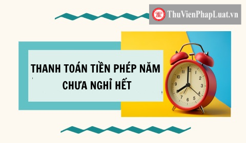 tính tiền ngày nghỉ phép năm