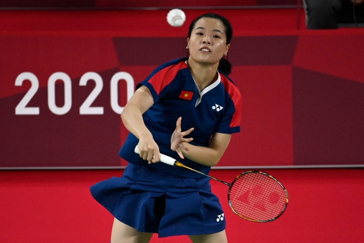 Thùy Linh là VĐV cầu lông nữ đầu tiên của Việt Nam thắng 2 trận ở 1 kỳ Olympic. (Ảnh: Getty). 