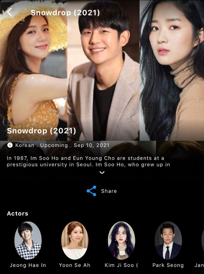 'Snowdrop' - Bom tấn sắp ra mắt của Jisoo (BlackPink) đang nóng sốt hơn bao giờ hết