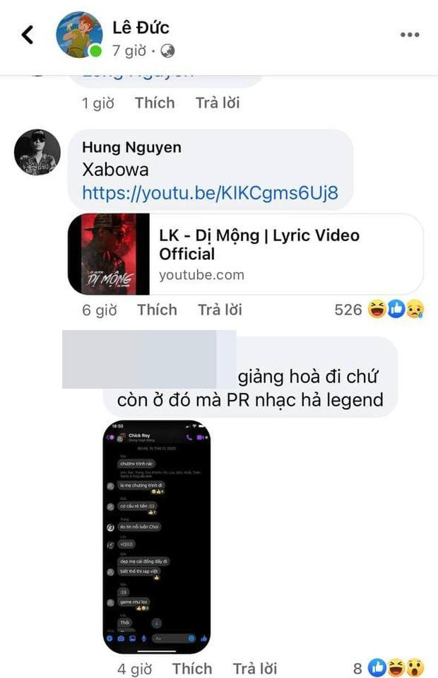 Đoạn tin nhắn nghi vấn RichChoi gọi King Of Rap là chương trình rác, biết thế thi Rap Việt?-2