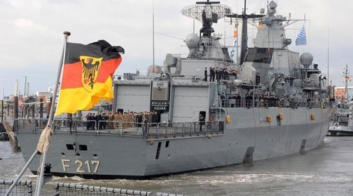 Tàu hộ vệ tên lửa Bayern của Đức tiến vào Biển Đông