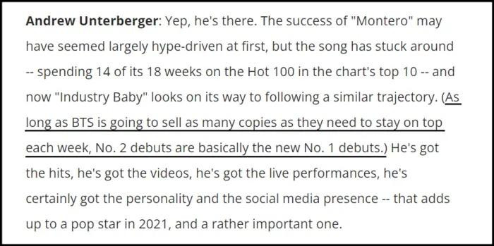 Phó tổng biên tập Billboard phát ngôn gây tranh cãi về BTS-2