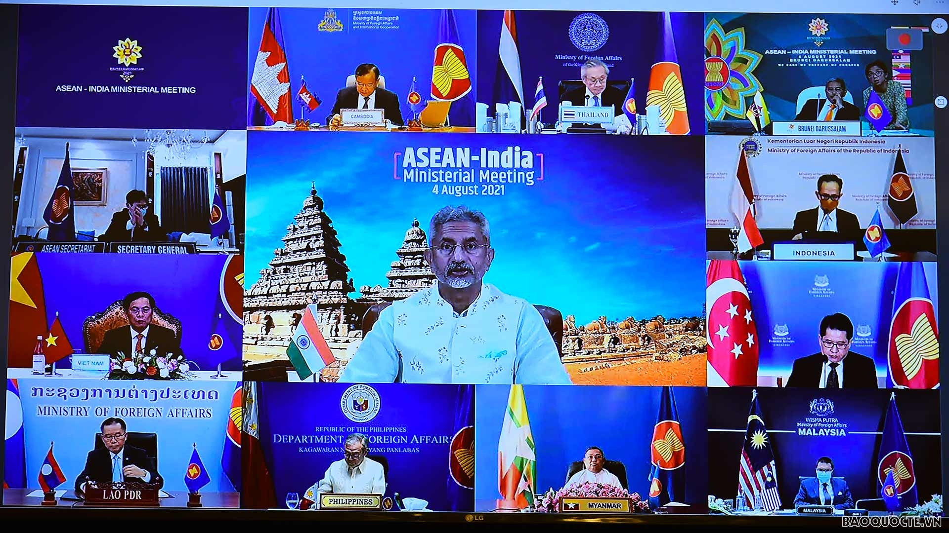 ASEAN-Ấn Độ đoàn kết và tương trợ lẫn nhau trong ứng phó Covid-19, phối hợp thúc đẩy tự cường chuỗi cung ứng