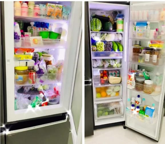 Chiếc tủ lạnh chuẩn đại gia mùa dịch: Giá gần 50 củ, đồ ăn chất như núi!-2