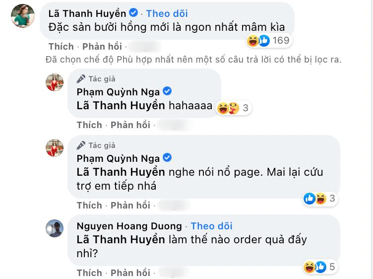 Quỳnh Nga khoe vựa rau củ, Lã Thanh Huyền chỉ soi cặp bưởi hồng-2