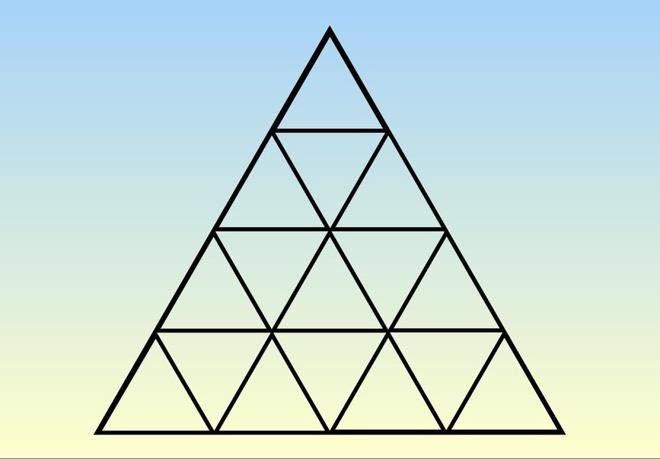 Đố bạn có bao nhiêu tam giác trong bức hình này - 1