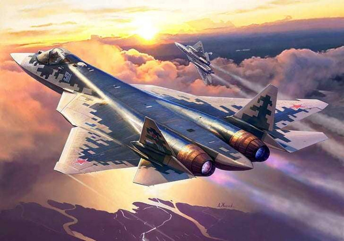 Hé lộ hình ảnh về thiết kế của Su-57 phiên bản đặc biệt