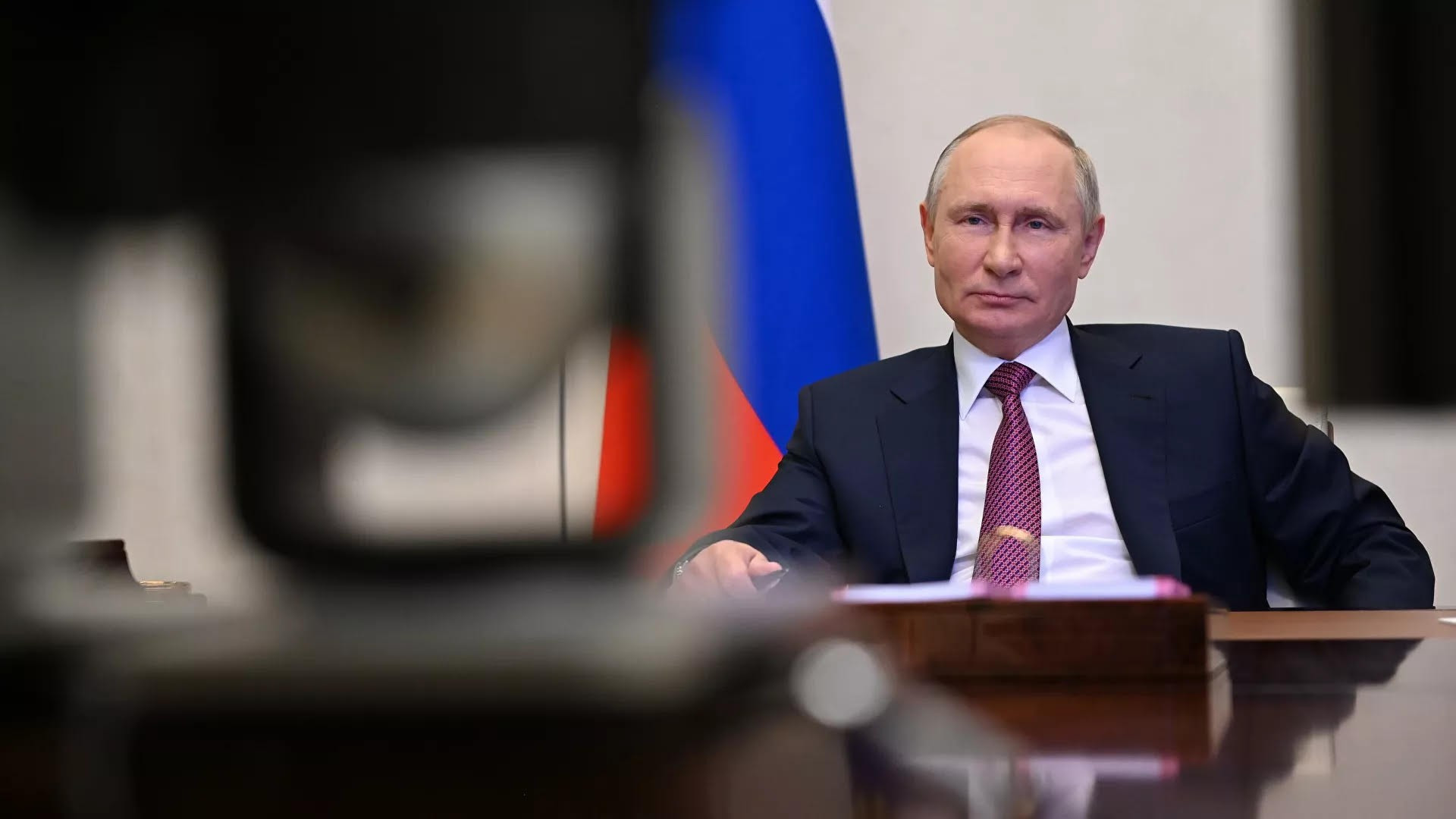 Tổng thống Putin nhấn mạnh rằng Moscow không quan tâm việc các nước láng giềng, trong đó có Ukraine, xây dựng các mối quan hệ đối ngoại như thế nào, cái chính là đừng tạo ra những nguy cơ cho nước Nga. (Nguồn: Ria Novosti)