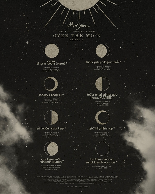 'Over the moon': Album đầu tiên và cuối cùng của Monstar chính thức được phát hành