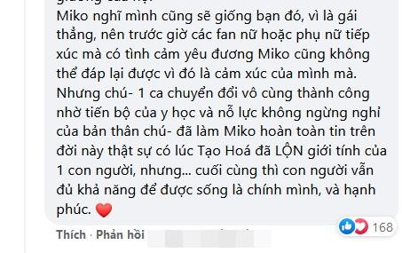 Yêu người chuyển giới, Miko Lan Trinh tuyên bố mình là gái thẳng-5