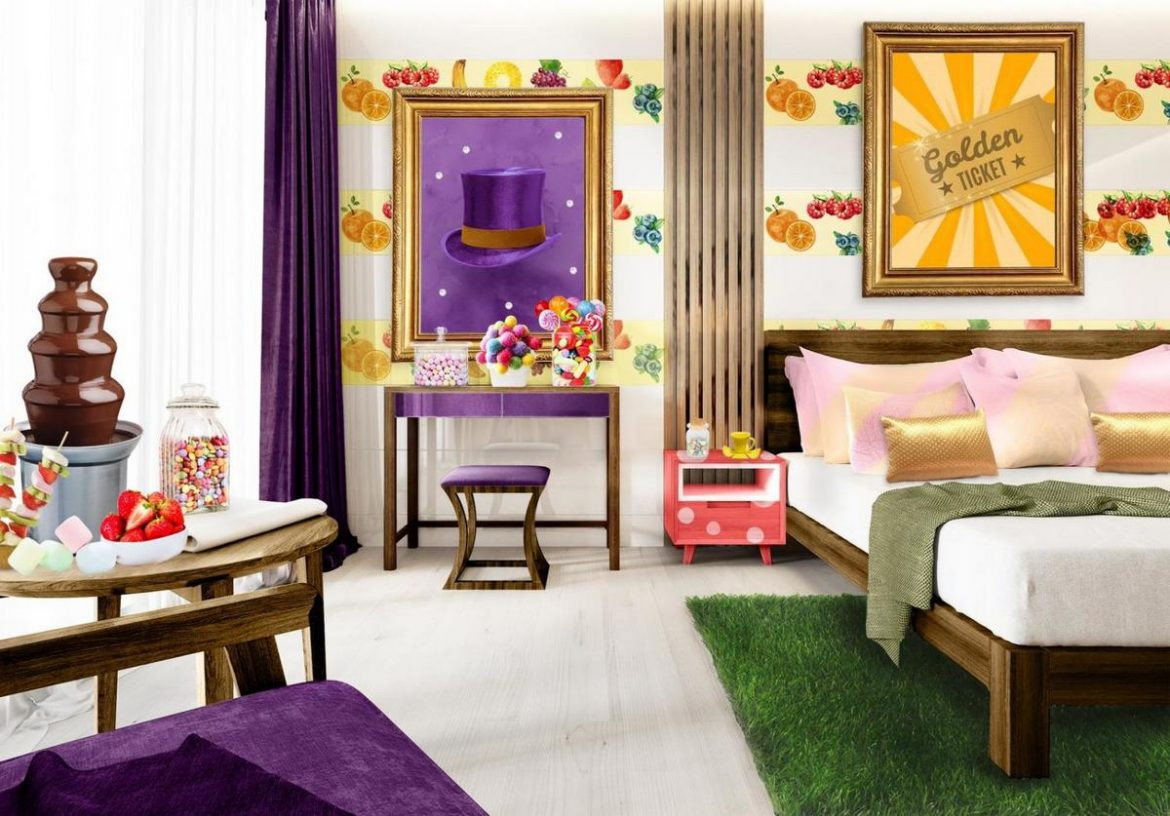Phòng khách sạn lấy cảm hứng từ Willy Wonka với bồn tắm đầy sô cô la - 3