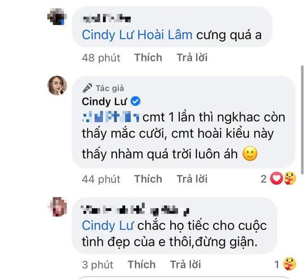 Netizen liên tục nhắc Hoài Lâm, Cindy Lư thể hiện rõ thái độ-2