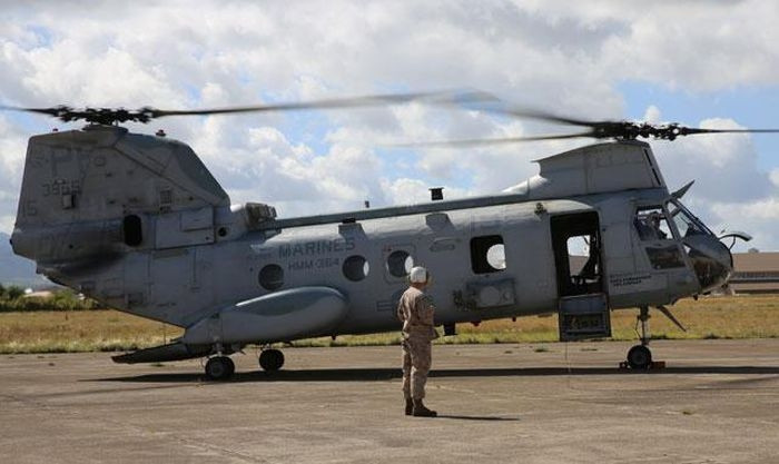 Mỹ buộc phải phá hủy 7 trực thăng CH-46E tại Kabul