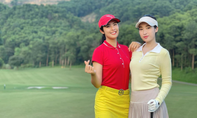Thời trang đánh golf năng động mà vẫn quyến rũ của dàn Hoa hậu, Á hậu Việt - 3