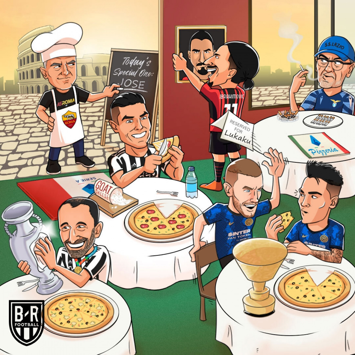 Bữa tiệc thịnh soạn ở Serie A. (Ảnh: Bleacher Reports)