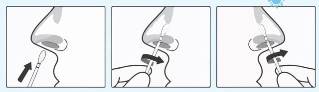 Hướng dẫn lấy mẫu, thực hiện test nhanh SARS-CoV-2 tại nhà - Ảnh 4. Hướng dẫn lấy mẫu, thực hiện test nhanh SARS-CoV-2 tại nhà - Ảnh 4.