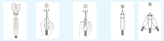Hướng dẫn lấy mẫu, thực hiện test nhanh SARS-CoV-2 tại nhà - Ảnh 5. Hướng dẫn lấy mẫu, thực hiện test nhanh SARS-CoV-2 tại nhà - Ảnh 5.