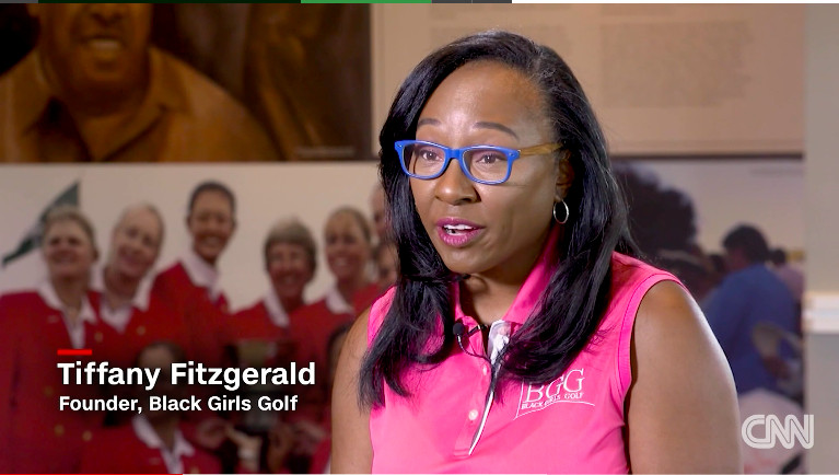 Tiffany Fitzgerald, nhà sáng lập Black Girls Golf (Ảnh: Chụp màn hình)