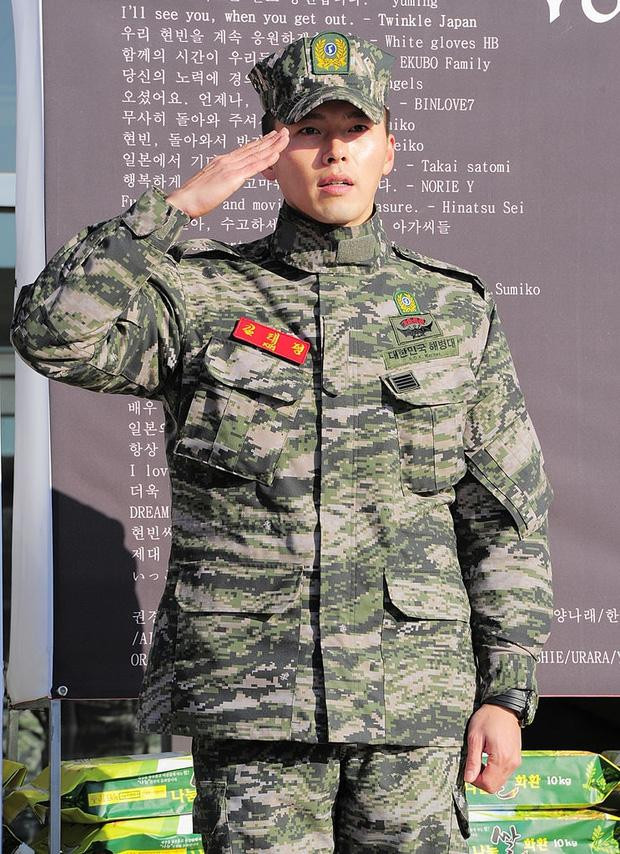 Mỹ nam Hàn nhập ngũ lộ mặt mộc, chỉ có Hyun Bin đỉnh nhất-1